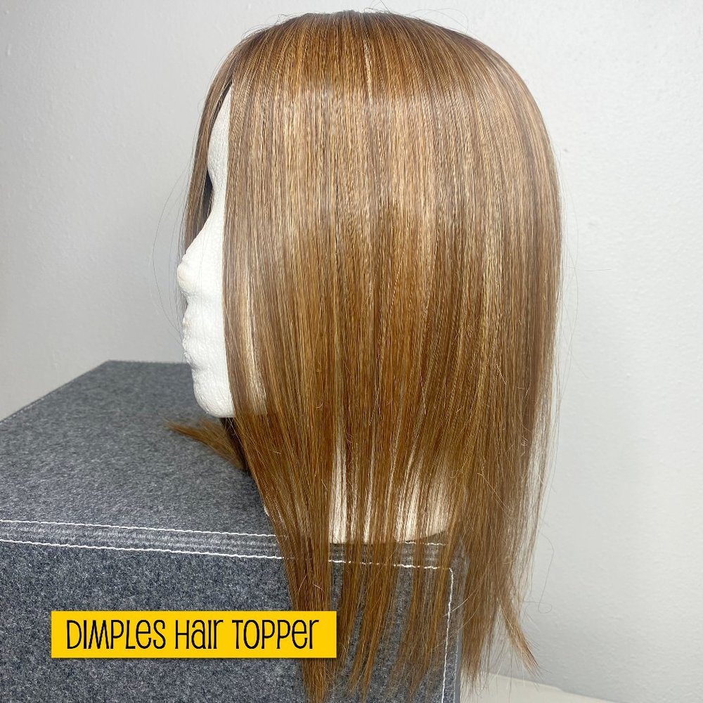 DIMPLES Hair Topper Synthetic Hair Clio 14 - Nutmeg